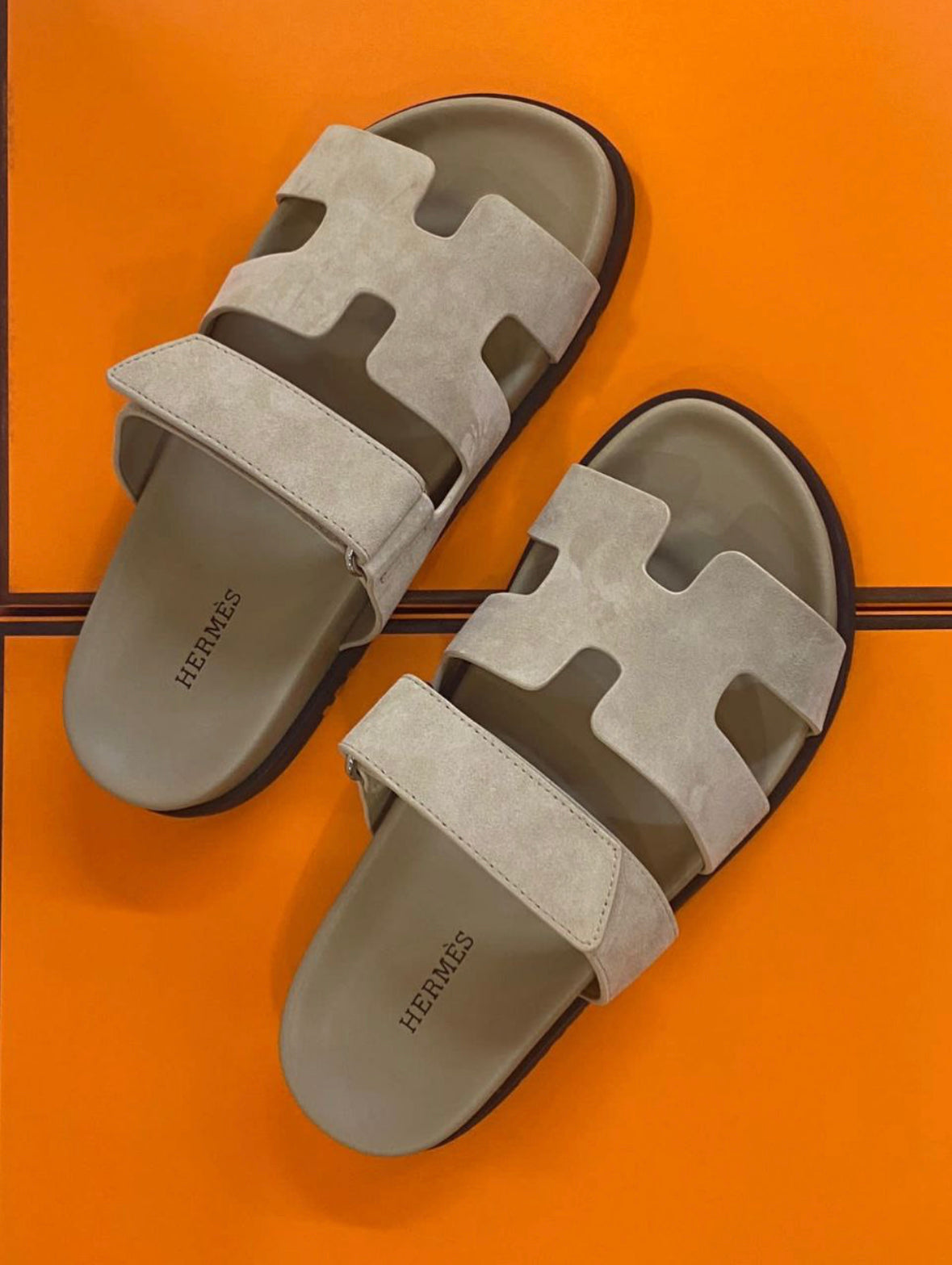 Hermès Chypre Sandalen - Velvet Beige
