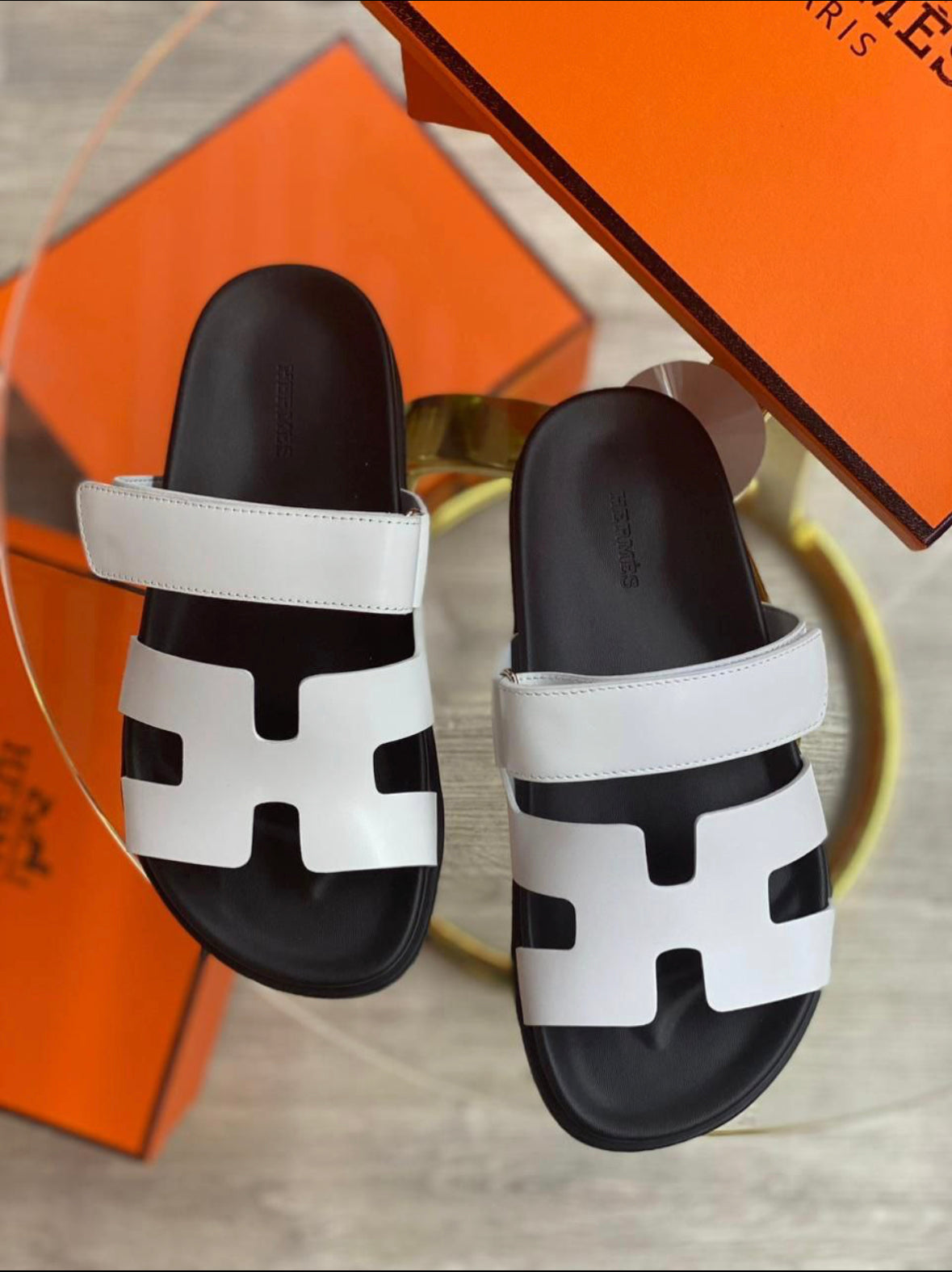 Hermès Chypre Sandalen - Wit