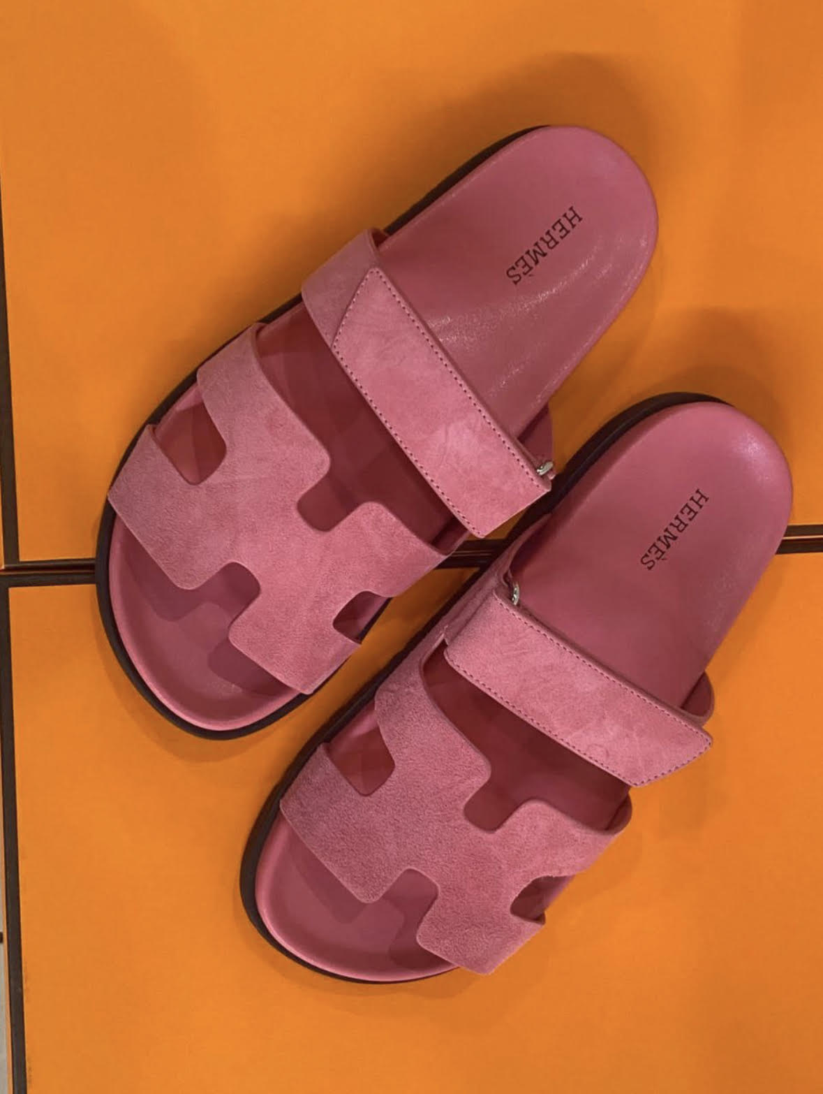 Hermès Chypre Sandalen - Roze