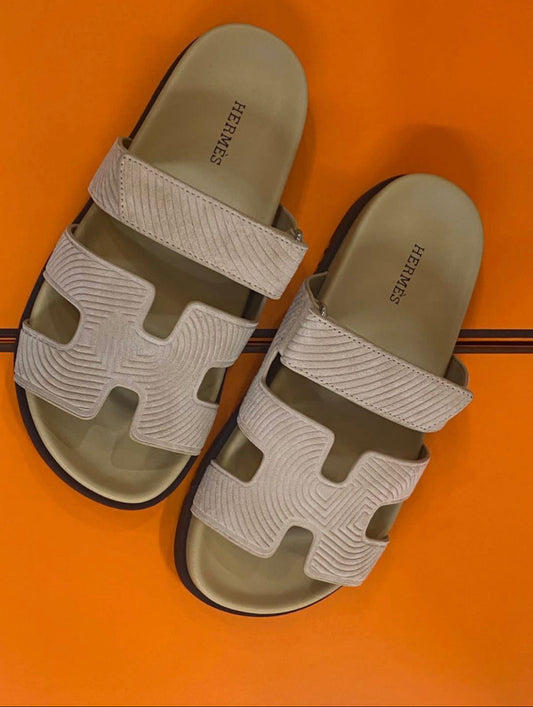 Hermès Chypre Sandalen - Beige