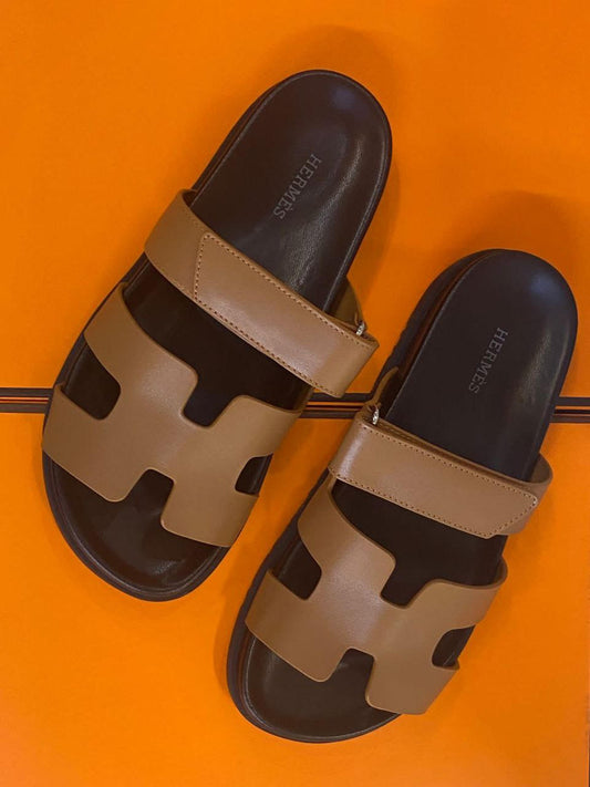 Hermès Chypre Sandalen - Bruin
