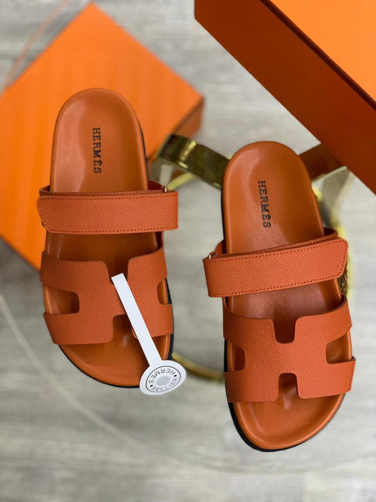Hermès Chypre Sandalen - Oranje