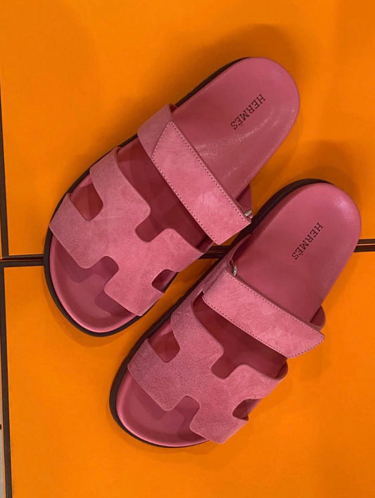 Hermès Chypre Sandalen - Roze